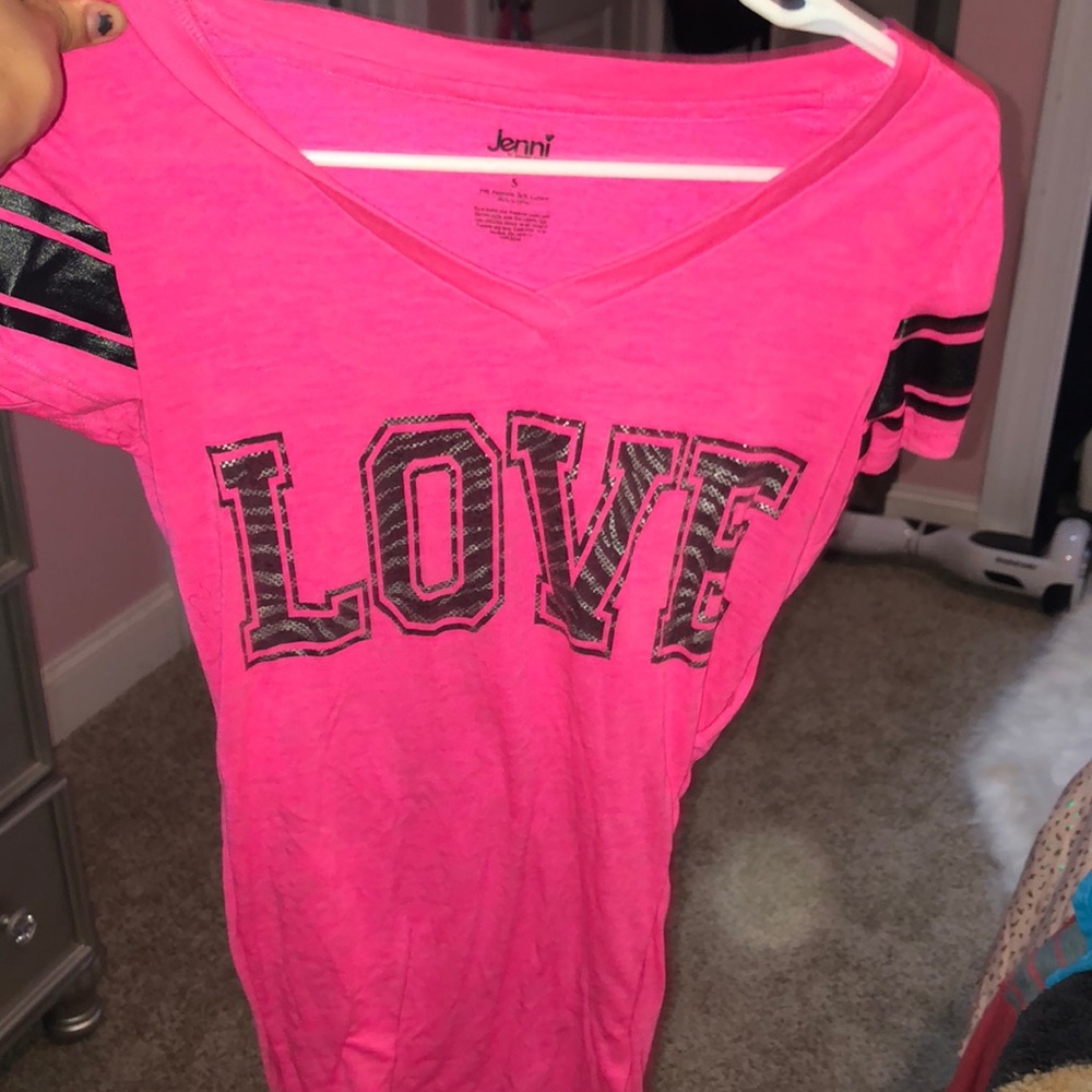 Pink love shirt